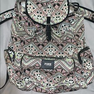 A tribal colorful PINK backpack!